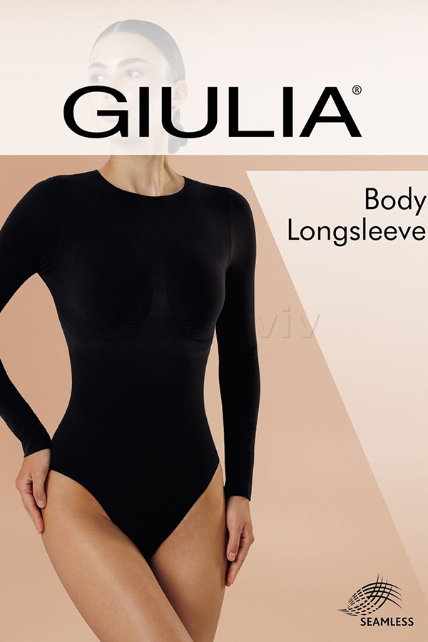 Боді безшовне оптом GIULIA BODY Longsleeve