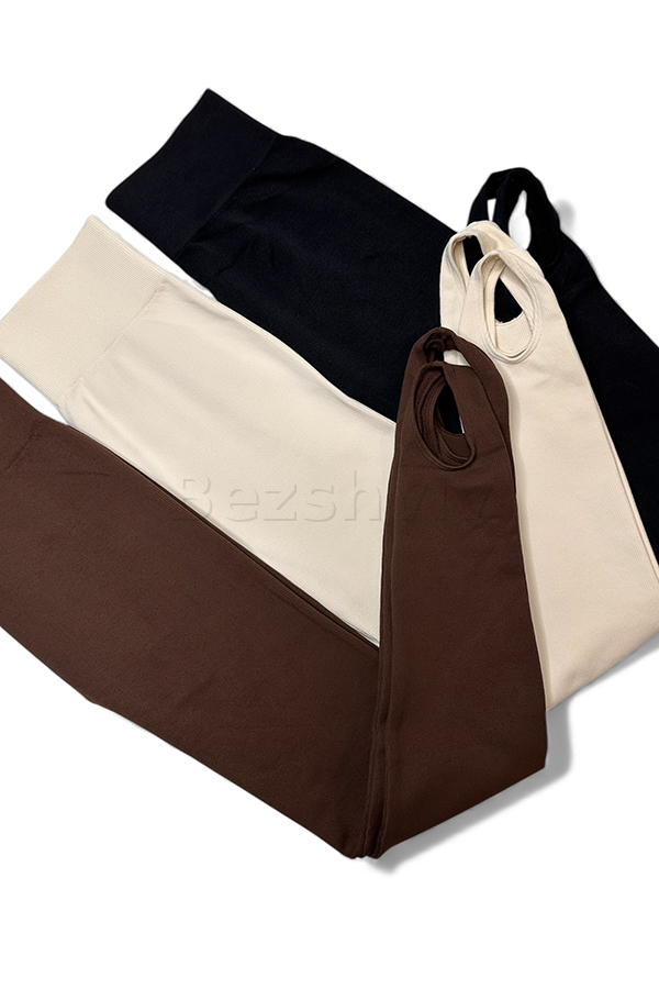 Легінси безшовні в рубчик зі штрипками оптом KOLGOTOFF Leggings STPAPS Ribbed LIGHT