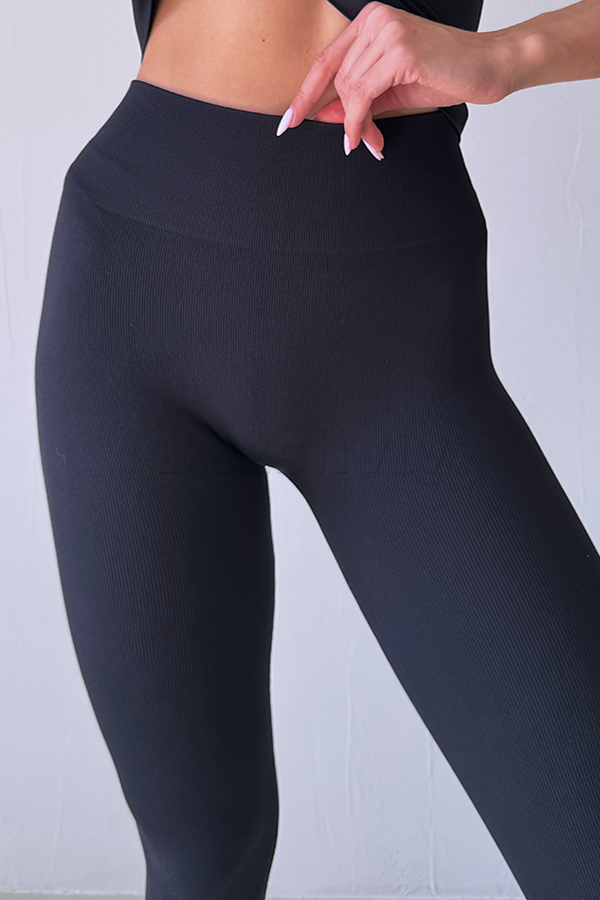 Легінси безшовні в рубчик оптом KOLGOTOFF Leggings Ribbed LIGHT