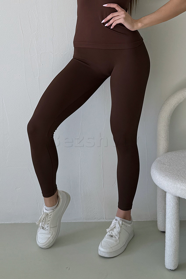 Легінси безшовні в рубчик оптом KOLGOTOFF Leggings Ribbed LIGHT