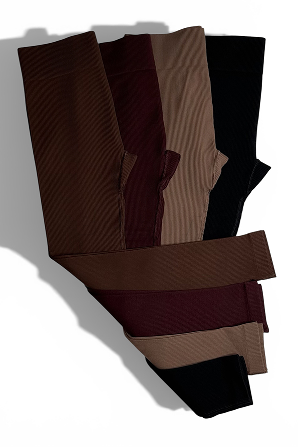 Легінси безшовні в рубчик оптом KOLGOTOFF Leggings Basic Ribbed plus size