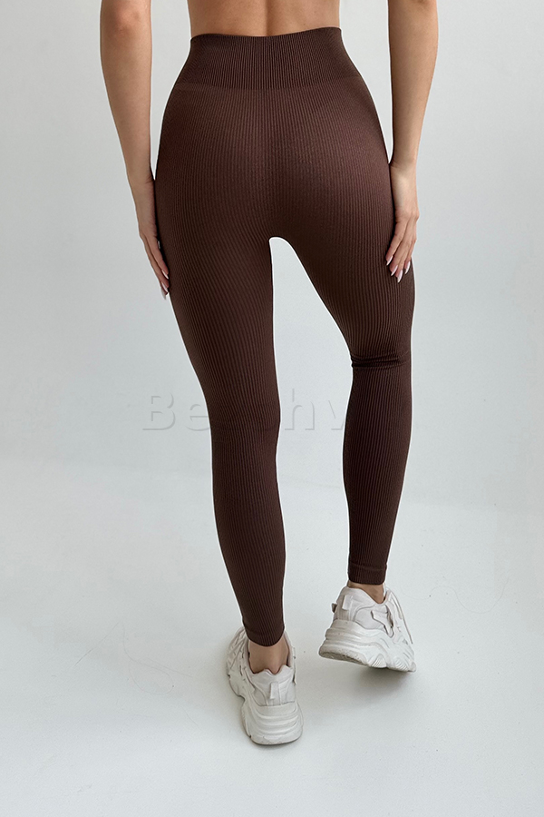 Легінси безшовні в рубчик оптом KOLGOTOFF Leggings Basic Ribbed