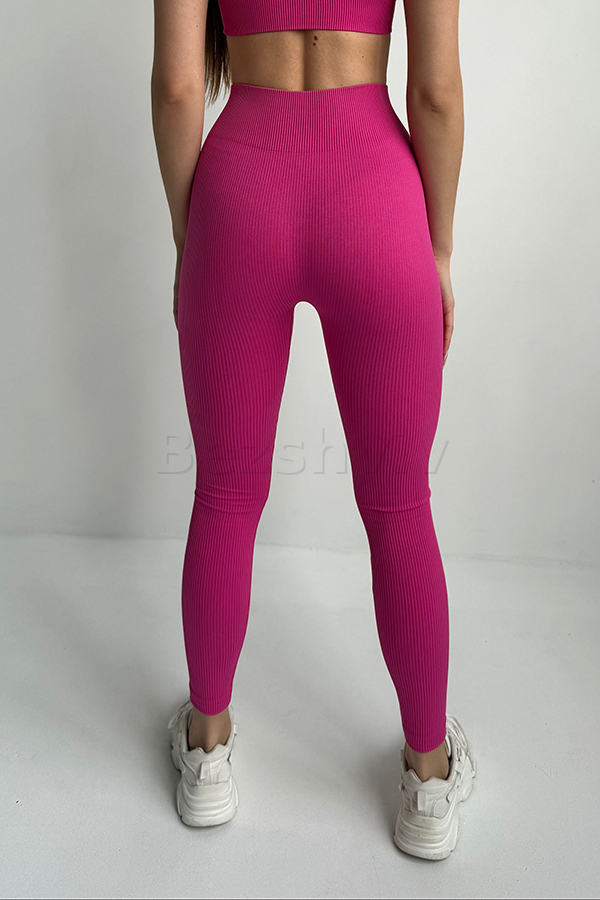 Легінси безшовні в рубчик оптом KOLGOTOFF Leggings Basic Ribbed