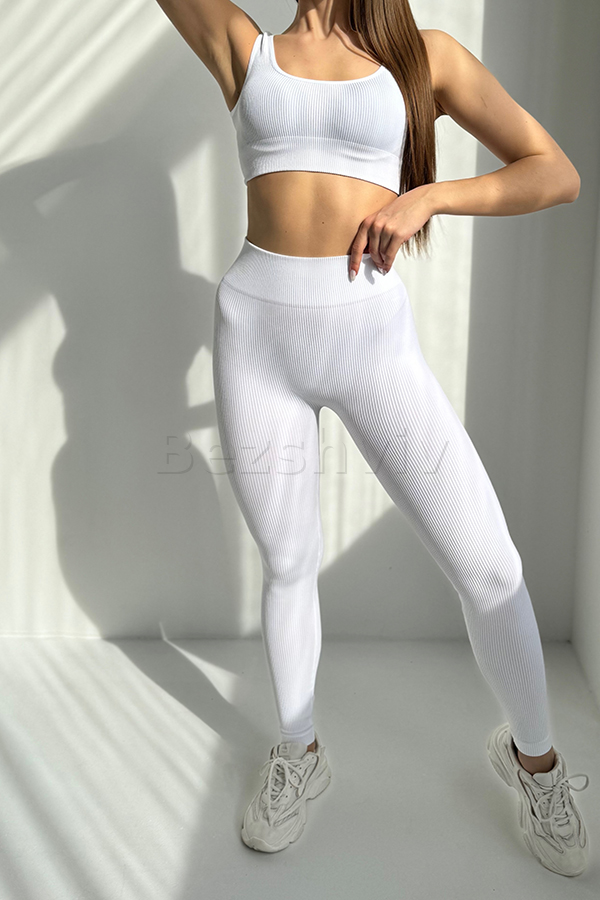 Легінси безшовні в рубчик оптом KOLGOTOFF Leggings Basic Ribbed