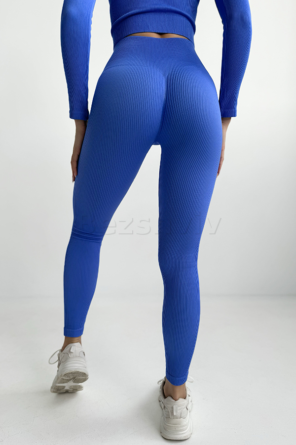 Легінси безшовні в рубчик оптом KOLGOTOFF Leggings RIBBED PUSH-UP
