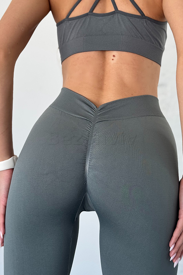 Безшовні лосини з ефектом пуш-ап оптом NTF V-Leggings