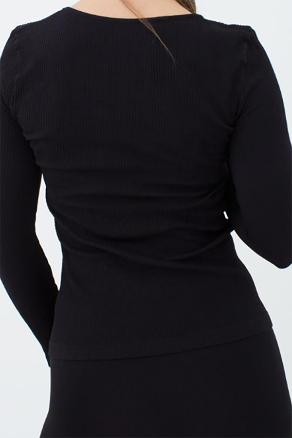 Пуловер безшовний оптом GIULIA MAGLIA RIB