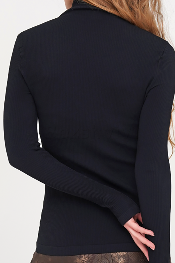 Водолазка безшовна в рубчик GIULIA Lupetto RIB