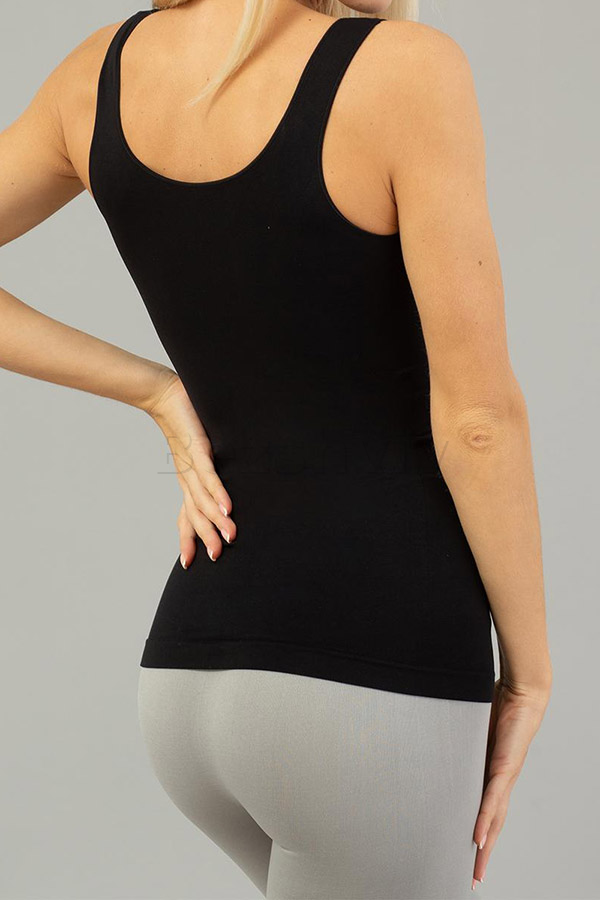 Майка безшовна оптом GIULIA TANK (CANOTTA SCOLLO TONDO)