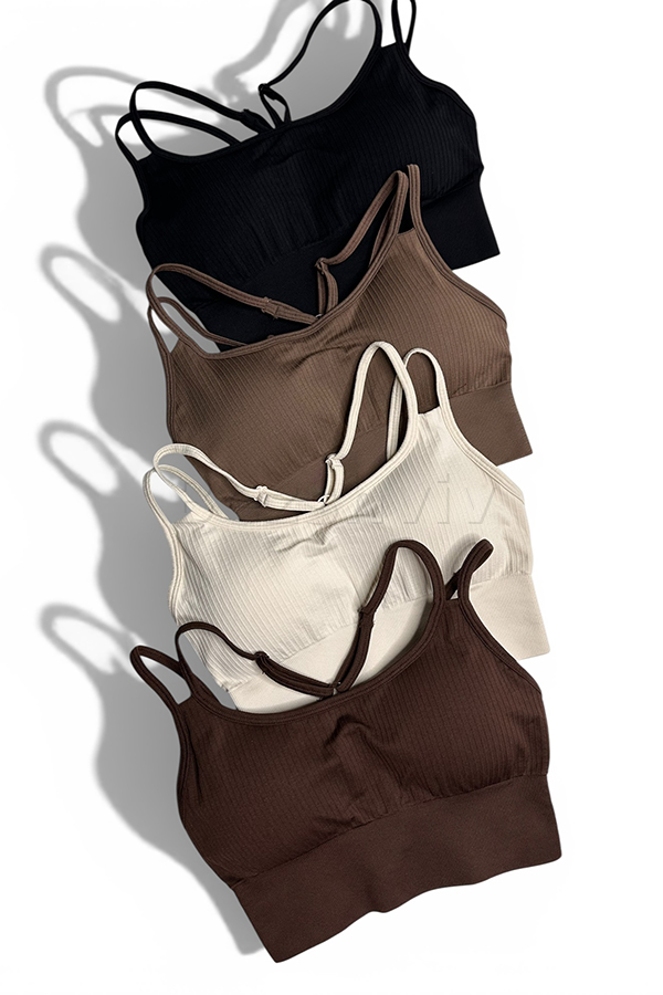 Безшовний спортивний топ оптом KOLGOTOFF TOP Define Ribbed LUXE