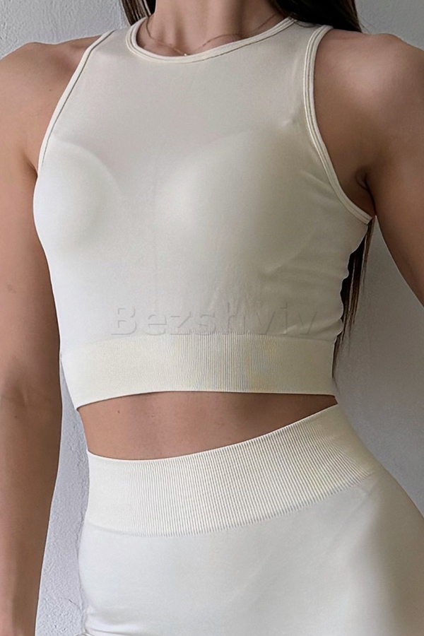 Майка-топ бесшовная оптом KOLGOTOFF CROPPED TANK TOP