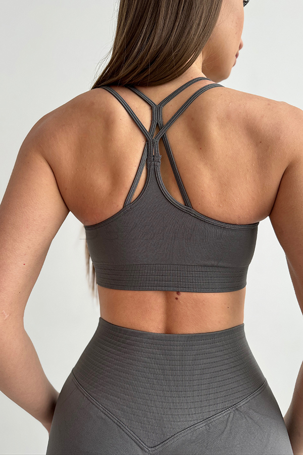 Бесшовный спортивный топ оптом KOLGOTOFF TOP Define Seamless