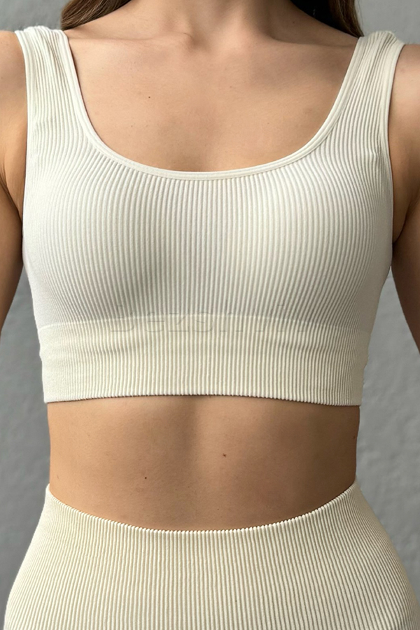 Топ жіночий безщовний в рубчик оптом KOLGOTOFF Top Basic RIBBED