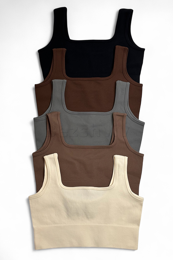 Топ женский в рубчик оптом KOLGOTOFF TOP RIBBED LIGHT