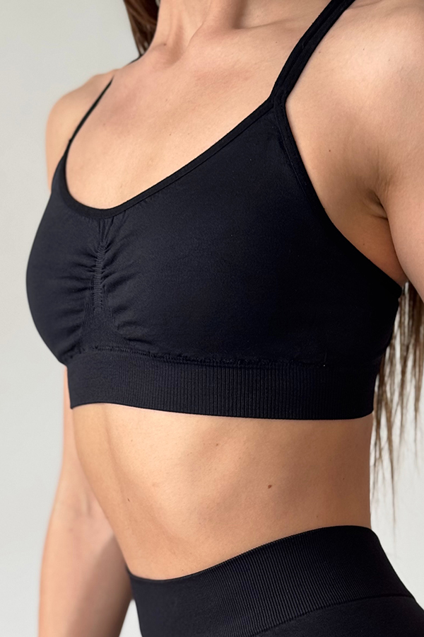 Спортивный женский топ оптом NTF V-top