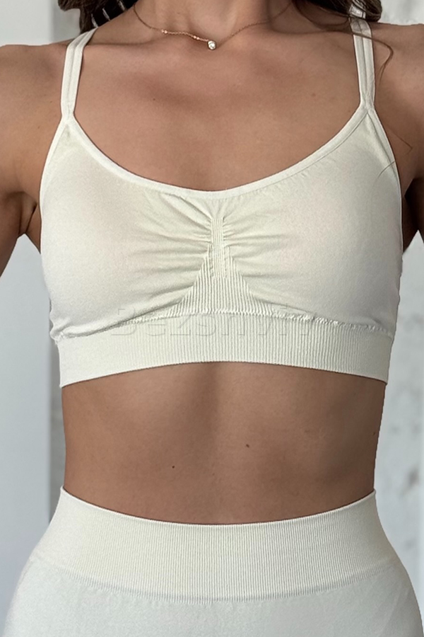 Спортивный женский топ оптом NTF V-top