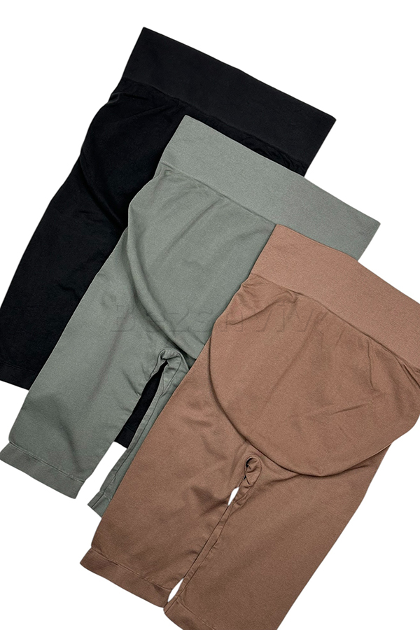 Бесшовные шорты для будущих мам оптом NTF Mama Tracks