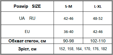 Розмірна сітка NTF низ
